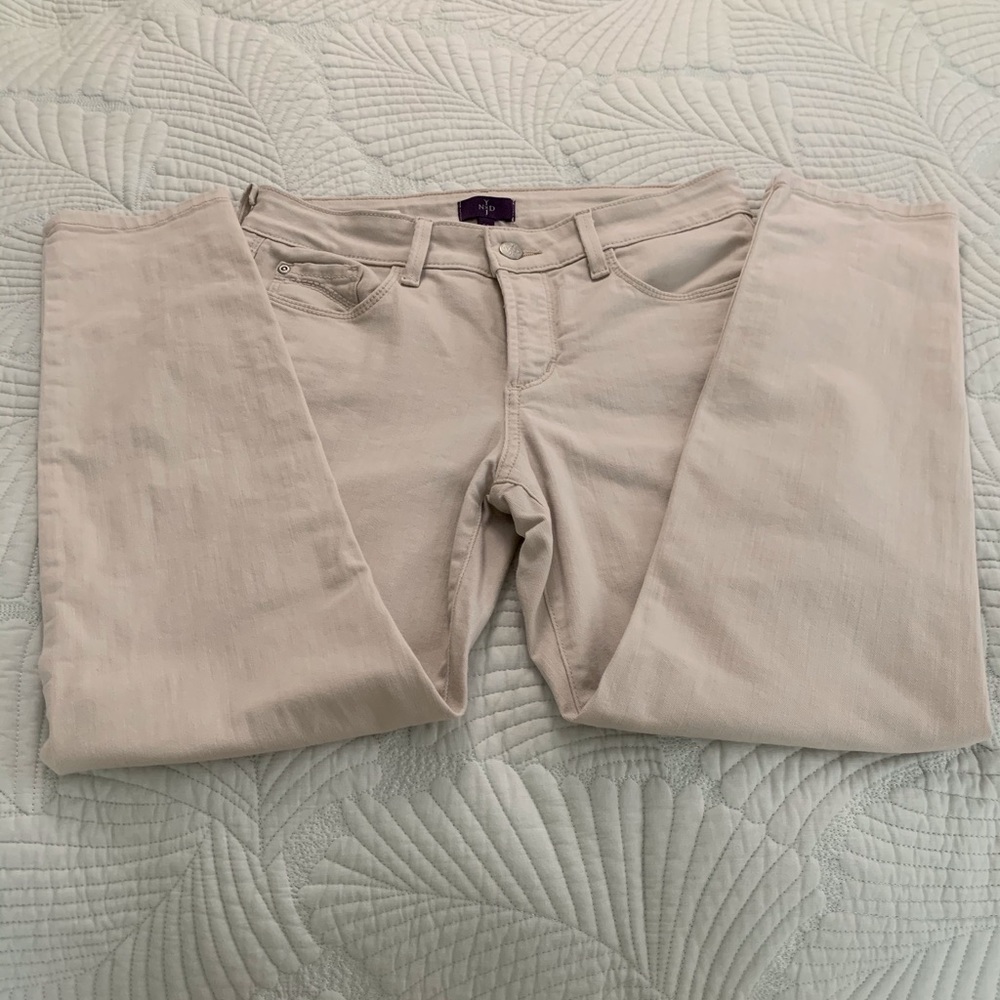 NYDJ, ankle length, 2P, light khaki jeans